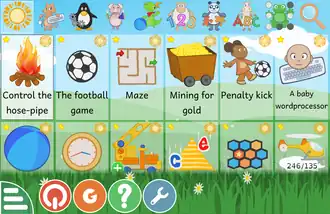 Скриншот программы GCompris