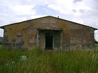 Остатки одного из строений лагеря, 2010 год