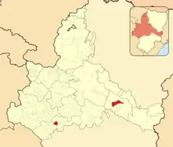 Расположение муниципалитета на карте провинции