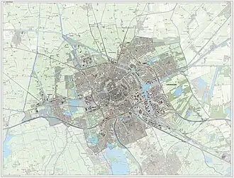 Гронинген на карте