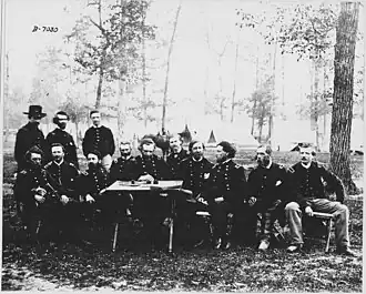 Генерал Томас на военном совете Камберлендской армии