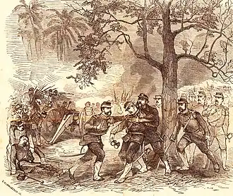 Смерть генерала Кёлера в битве за мечеть