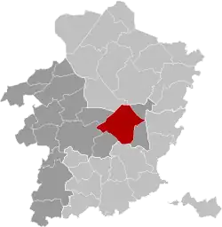 Расположение муниципалитета на карте провинции