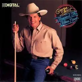 Обложка альбома Джорджа Стрейта «Beyond the Blue Neon» (1989)