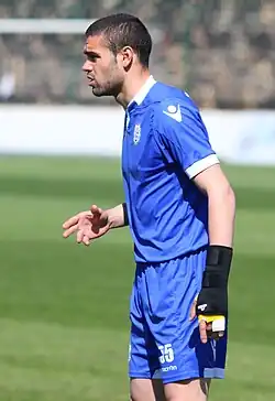 Георгий Терзиев в форме «Черноморца» (Бургас) 2 апреля 2012