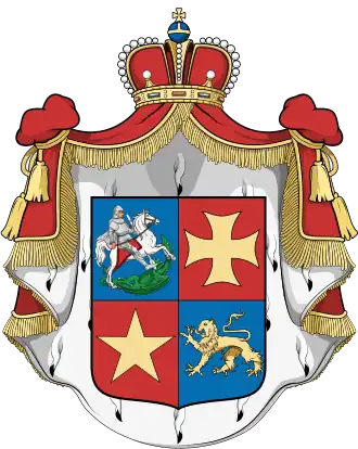 герб князей Багратион-Давитишвили