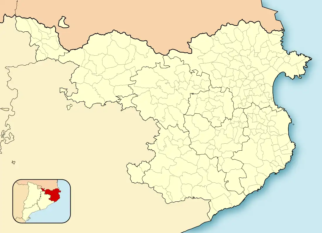 Паламос на карте