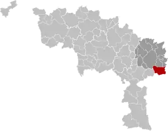 Расположение муниципалитета на карте провинции