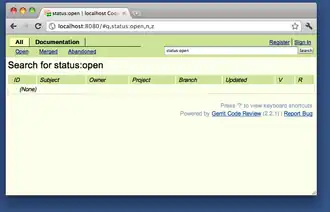 Скриншот программы Gerrit