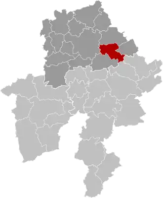 Жев на карте