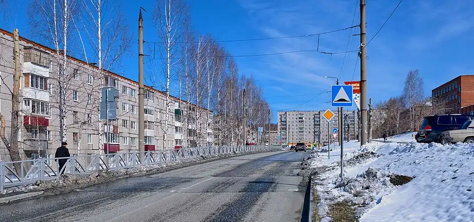 Улица Гикалова в Качканаре