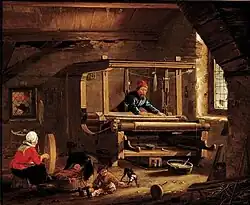 Мастерская ткача. 1656. Дерево, масло. Музей Франса Халса, Харлем