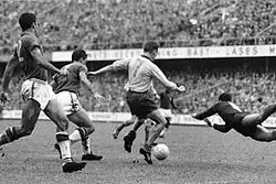 Жилмар и Курт Хамрин в финале Чемпионата мира 1958