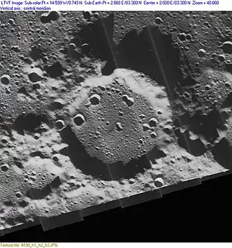 Снимок зонда Lunar Orbiter IV