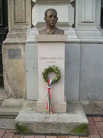 Бюст Джорджо Перласки в Будапеште