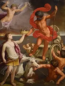 Гея дарит Нептуну луковицы тюльпанов