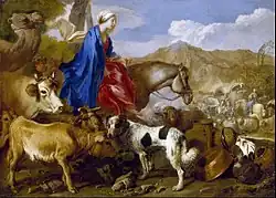 Путешествие Ребекки. 1637. Холст, масло. Музей изящных искусств, Хьюстон, Техас, США