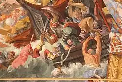 Деталь фрески