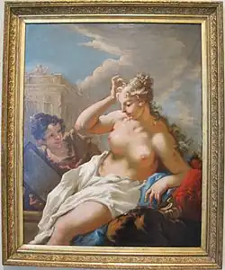 Вирсавия. 1730-е гг. Холст, масло. Национальный музей искусств Румынии, Бухарест