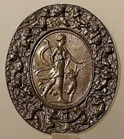 Женская фигура с Амуром. Между 1520 и 1550. Бронза. Национальный музей, Равенна