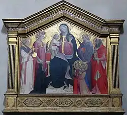 Джованни даль Понте. Мадонна на троне с Младенцем и святыми