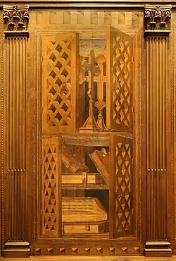 Сакристия Святой мессы. Деталь стенной панели