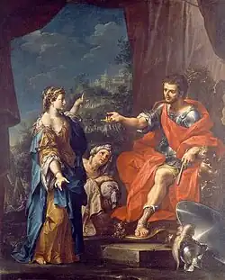 Юдифь перед Олоферном. 1730. Холст, масло. Национальная пинакотека, Болонья