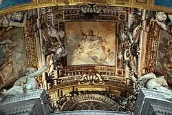 Христос во Славе. Фреска капеллы церкви Санта-Катерина-а-Маньянаполи в Риме. Ок. 1703 г.