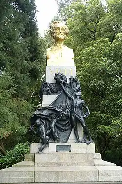 Бюст Верди в Сан-Франциско