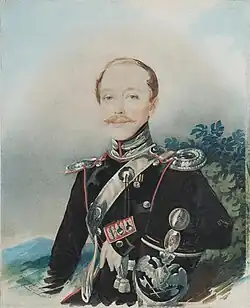 Портрет Фёдора Петровича Глебова-Стрешнева, середина 1830-х гг. (ГИМ)