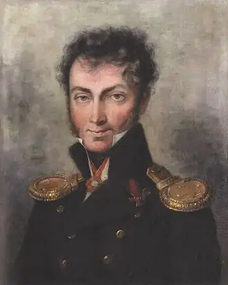 Портрет лейтенанта Александра Яковлевича Глотова,1907 г. (ЦВММ)