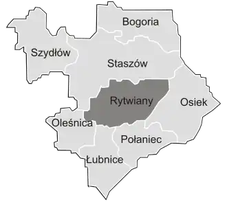 Рытвяны на карте