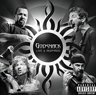 Обложка альбома Godsmack «Live & Inspired» (2012)