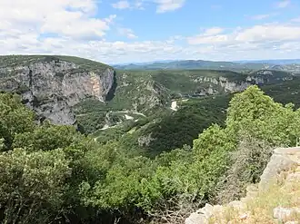 Ущелья Ардеша в июне 2021 года