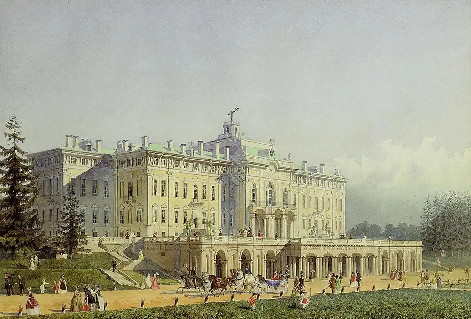 Константиновский дворец в 1847 году