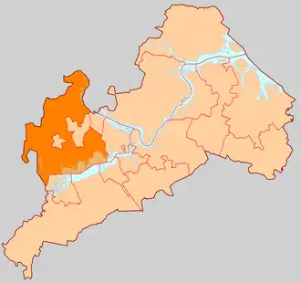 Городенское сельское поселение на карте