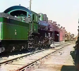 Русский паровоз AА76 на Пермской железной дороге