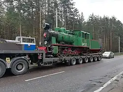 Выгрузка паровоза Гр-332