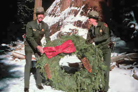 «Генерал Грант», украшенный как «Рождественское дерево нации».