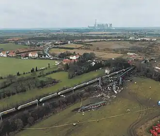 Вид на место катастрофы с воздуха