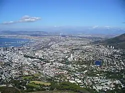 Вид на Кейптаун с горы Лайонс-Хед