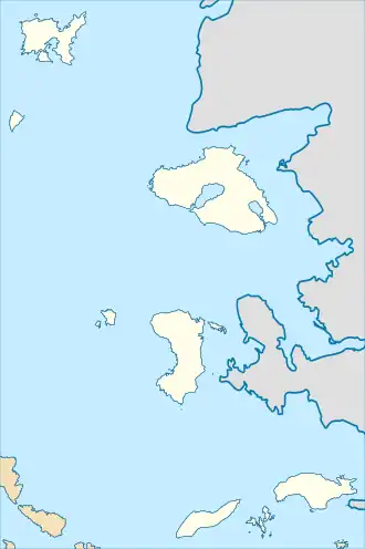 Самос на карте