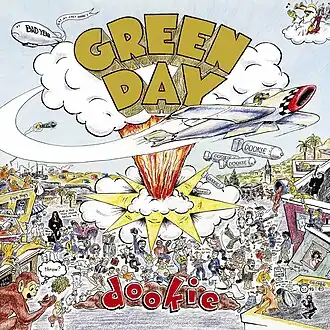 Обложка альбома Green Day «Dookie» (1994)