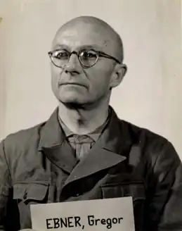 Грегор Эбнер во время предварительного заключения
