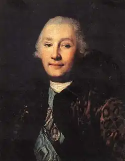 Портрет работы В. Эриксена,XVIII в. (ГТГ)