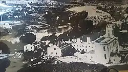 Повреждённый комплекс монастыря бернардинок после Второй Мировой.