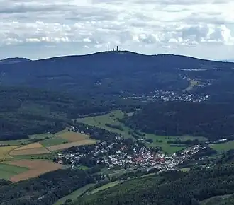 Вид на высочайшую точку Таунуса