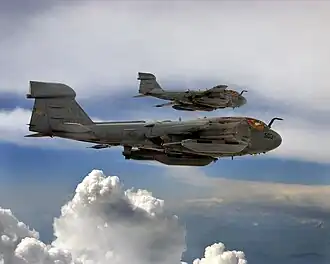 Два EA-6B Prowler ВВС США в мае 2004