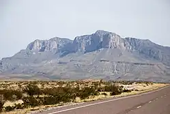 Гуадалупе-Пик и Эль-Капитан с юга