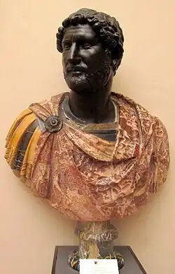 Бюст императора Адриана. 1550-1600. Ватиканские музеи